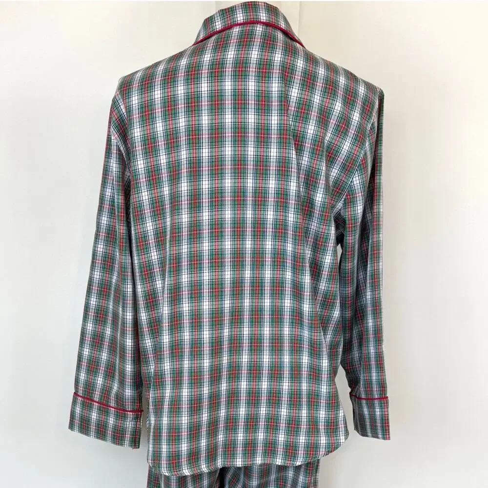 TBBC Beaufort Bonnet Matching Pajama Set Plaid Flannel XXL Sleep Loungewear PJs